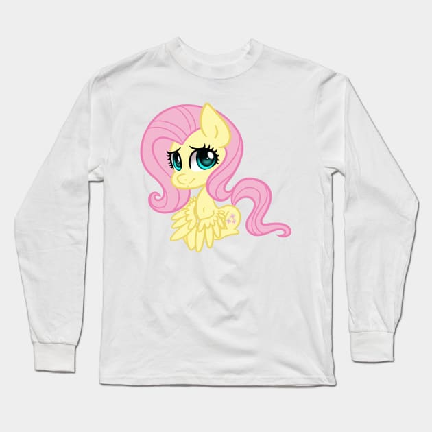 Fluttershy Long Sleeve T-Shirt by Pinipy